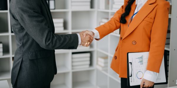 People shaking hands